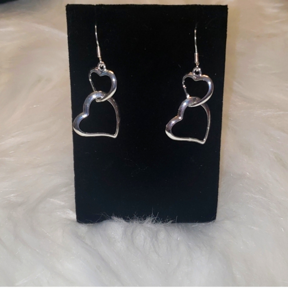 New Double Heart Earrings